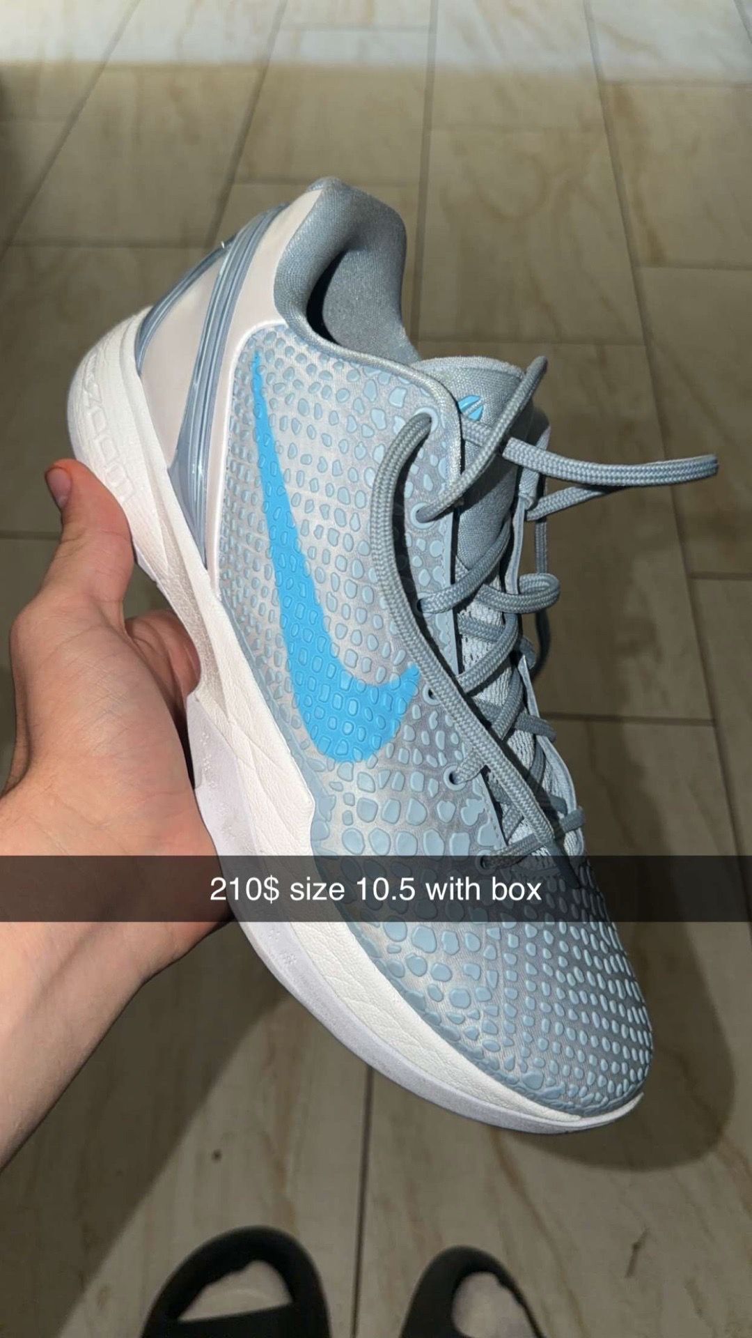 Caitlin clark kobe 6 size 10.5