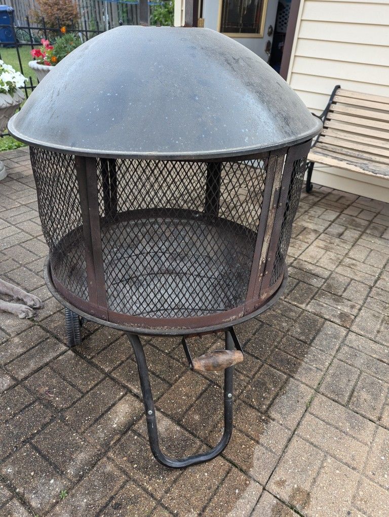 Large Bonfire Pit With Wheels