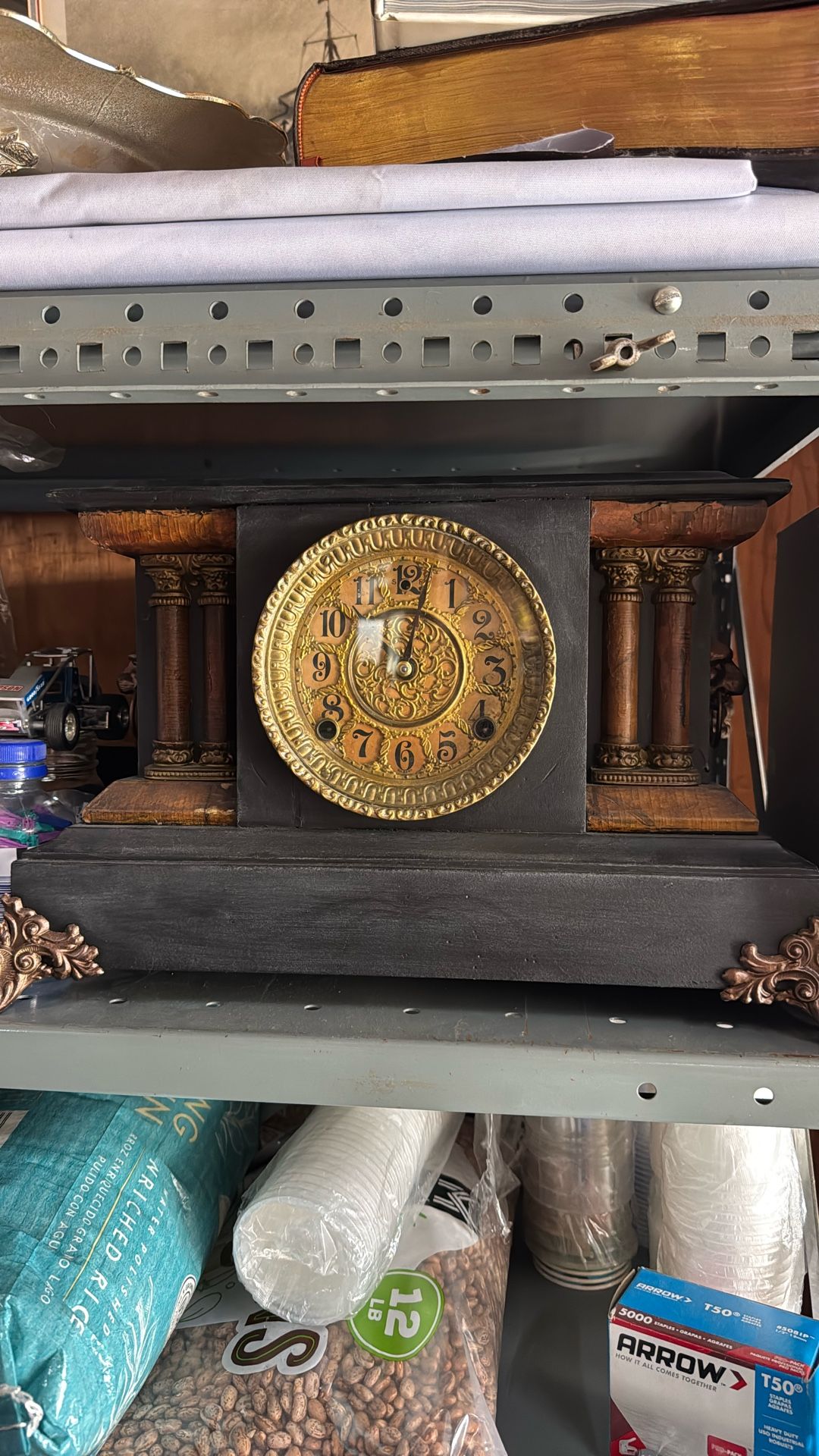 ANTIQUE CLOCK / WORKS