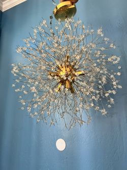 Light Dimmable Sphere Chandelier $35