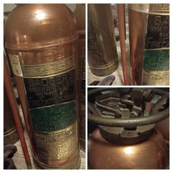 Antique Fire Extinguisher Great Gift 