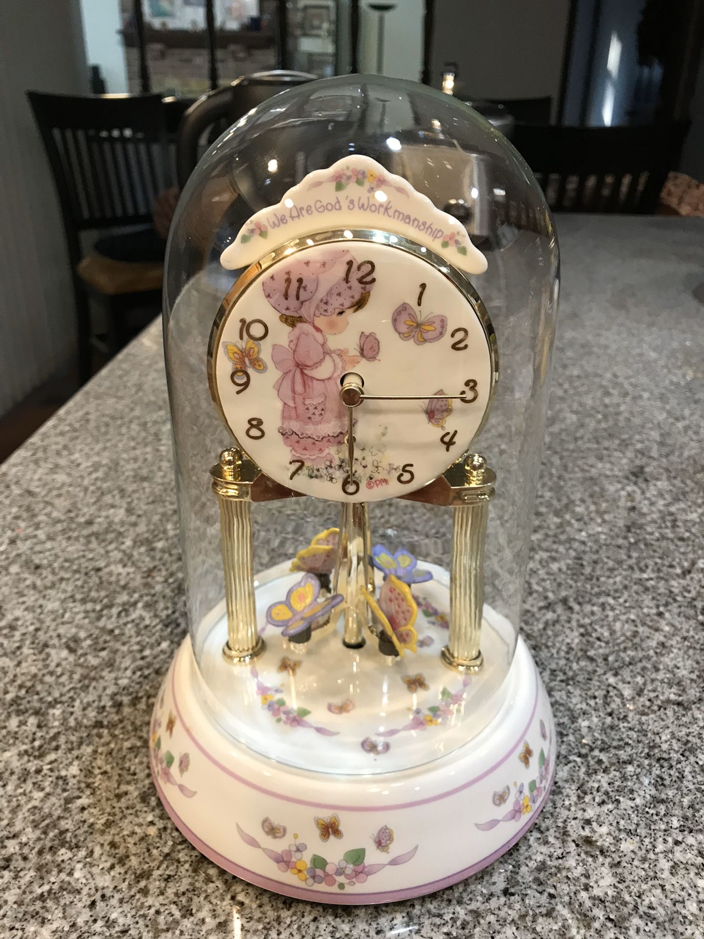 Precious moments keepsake clock