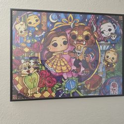 Beauty And The Beast Framed Puzzle 