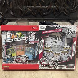 Pokemon White Flare Binder & Poster Collection