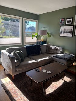Blue/grey Sectional