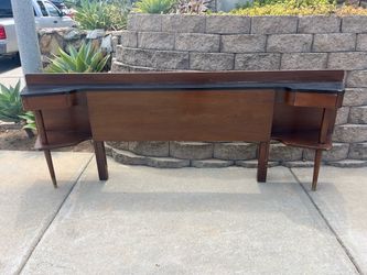 Mid century queen headboard