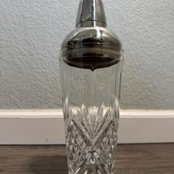 Vintage Crystal Cocktail Shaker (Heavy & Great Condition) 