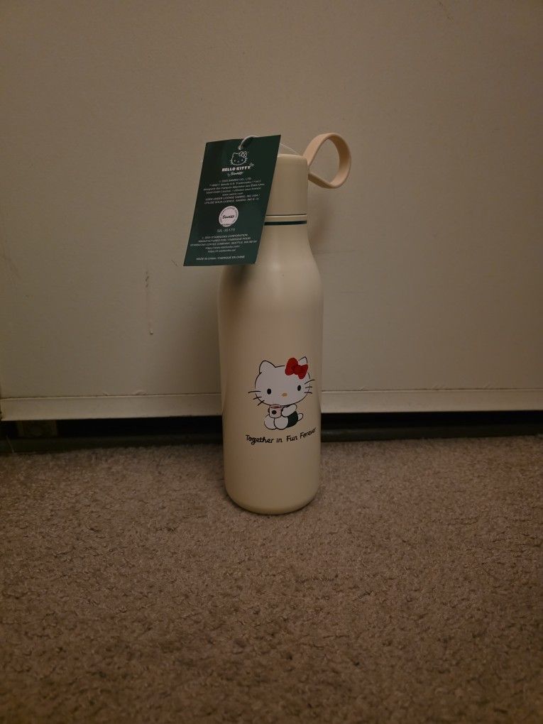 Hello Kitty Starbucks Stainless Steel Water Bottle