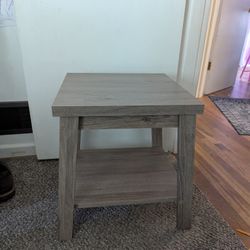 End Table With Shelf 