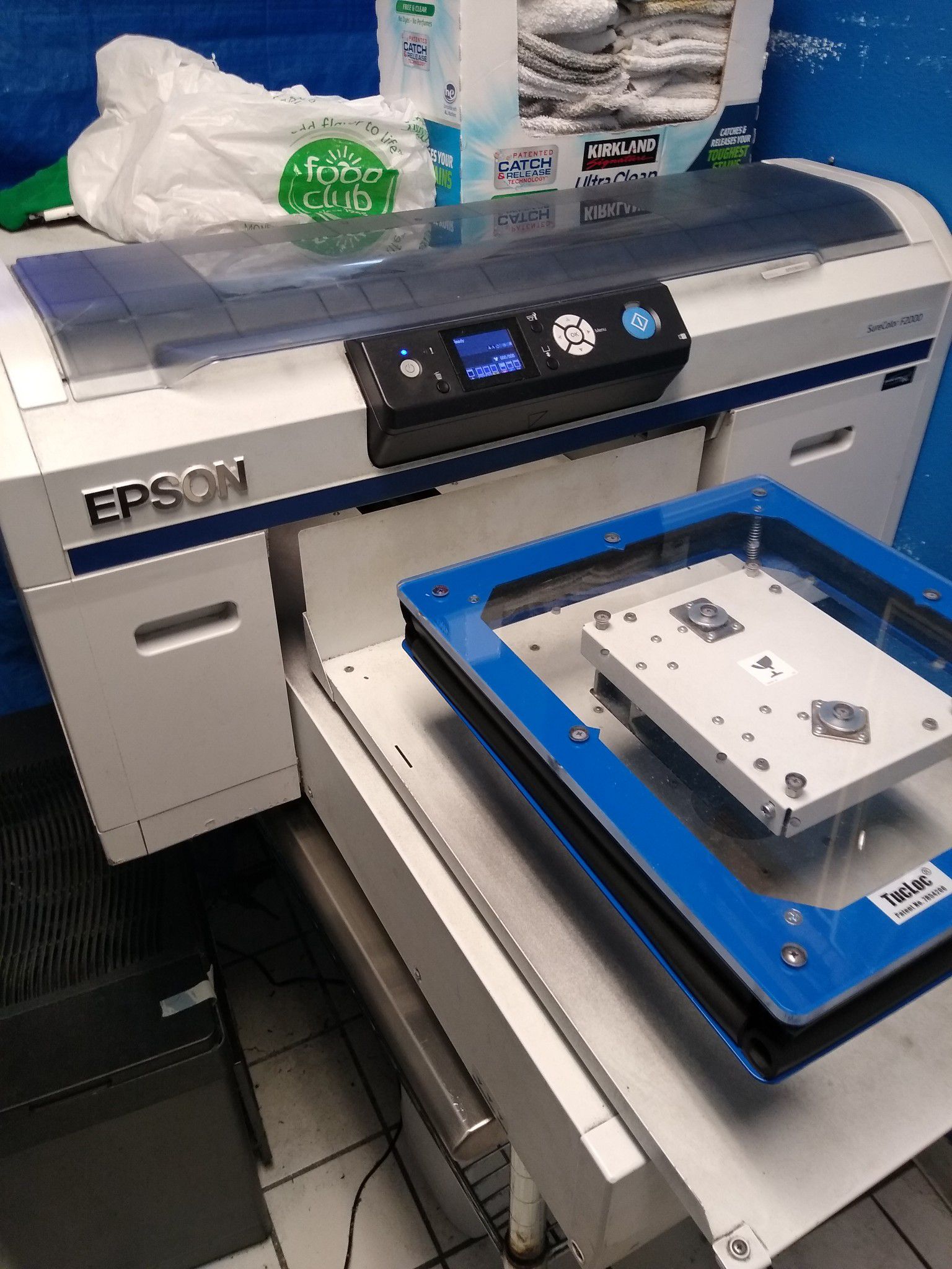Epson F2000 dtg garment printer