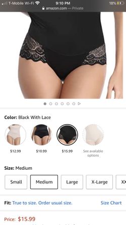 Tummy control/butt lift panties size medium available NEW