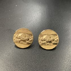 Last Supper Gold Earrings 