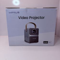 WiMiUS P61 Portable Mini Projector – 1080p Supported – New Open Box