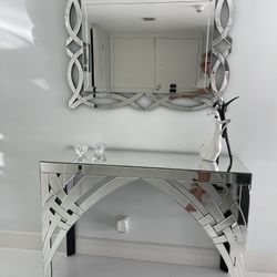 Entry/ Sofa Table  / Mirror