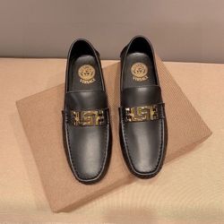 Versace Men’s Leather Shoes With Box 2026 New 