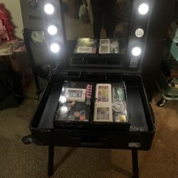 Mobile Nail Tech Vanity W/ Table 