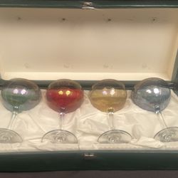 Vintage Multicolor Wine glasses