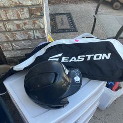 Youth Baseball Bag And Helmet