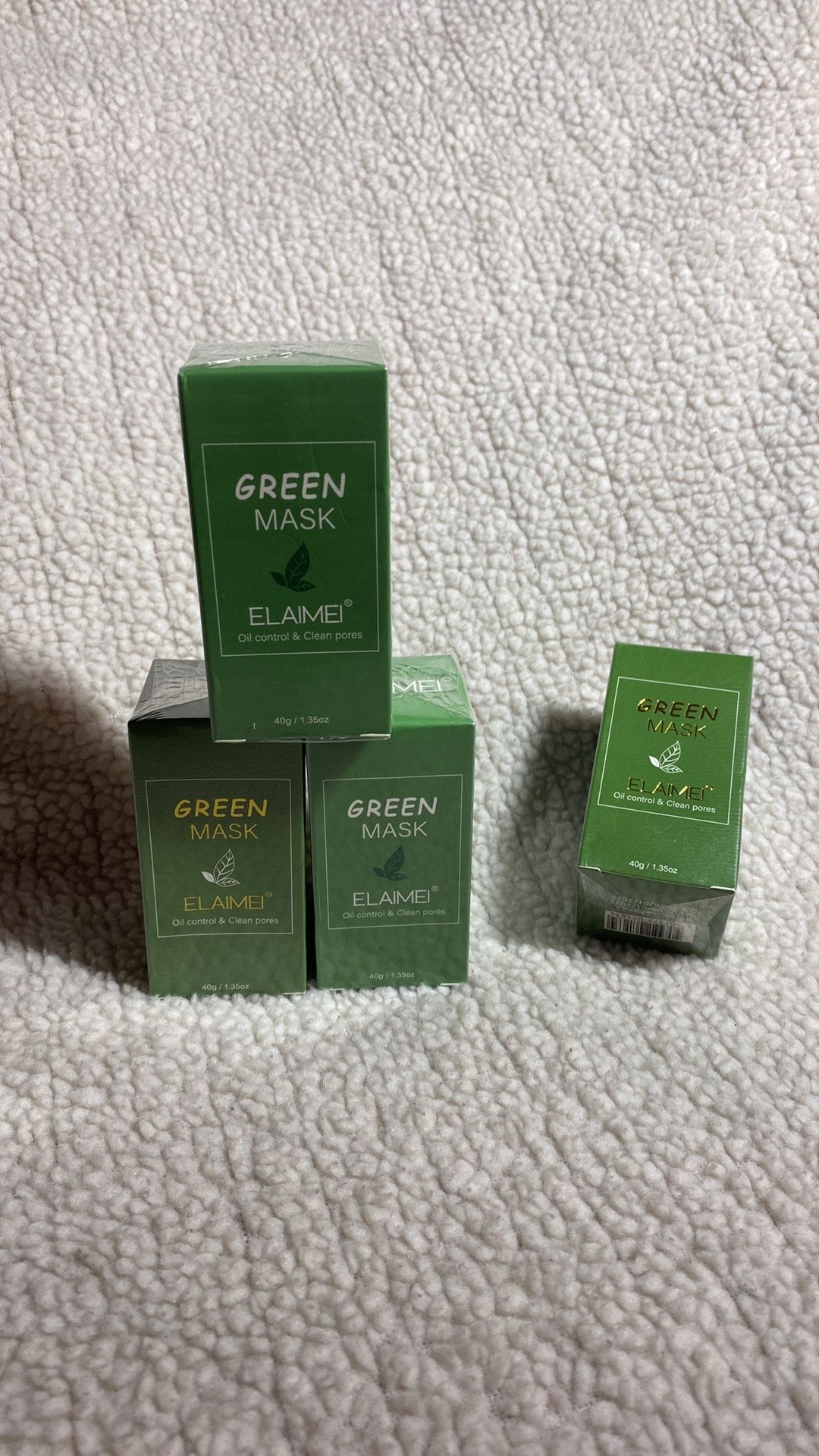 Elaimei Green Mask 1.35oz x 4