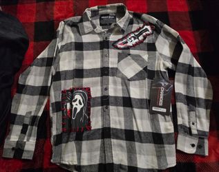 Ghost Face flannel