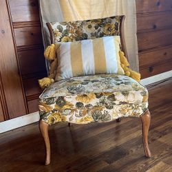 Carved Slipper Chair 