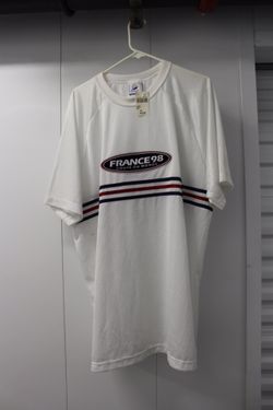 Adidas France Coupe Du Monde (World Cup) France 1998 Soccer (Football) Jersey XL