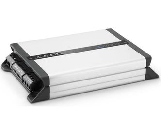 JL Audio JD700/5 5-channel car amplifier — 75 watts RMS x 4 at 4 ohms + 300 watts RMS x 1 at 2 ohms