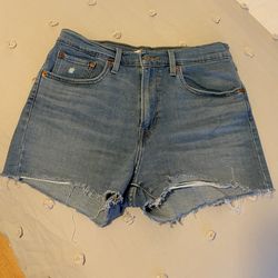 Levi’s high rise shorts