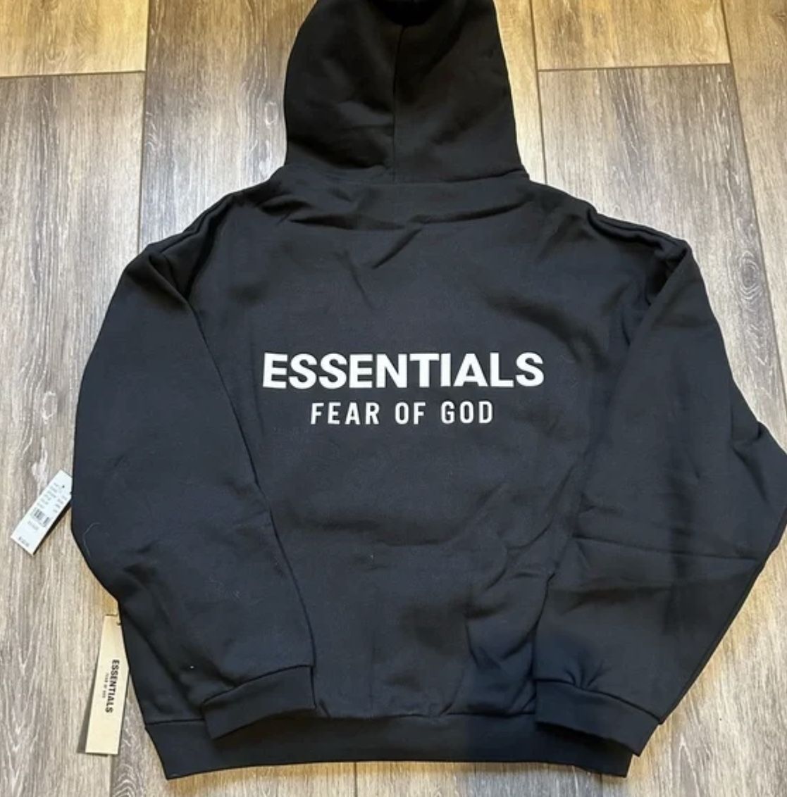 Black Essentials Hoodie