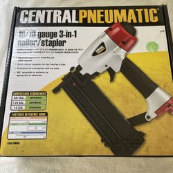 Central Pneumatic 3 In 1 Finish Nailer