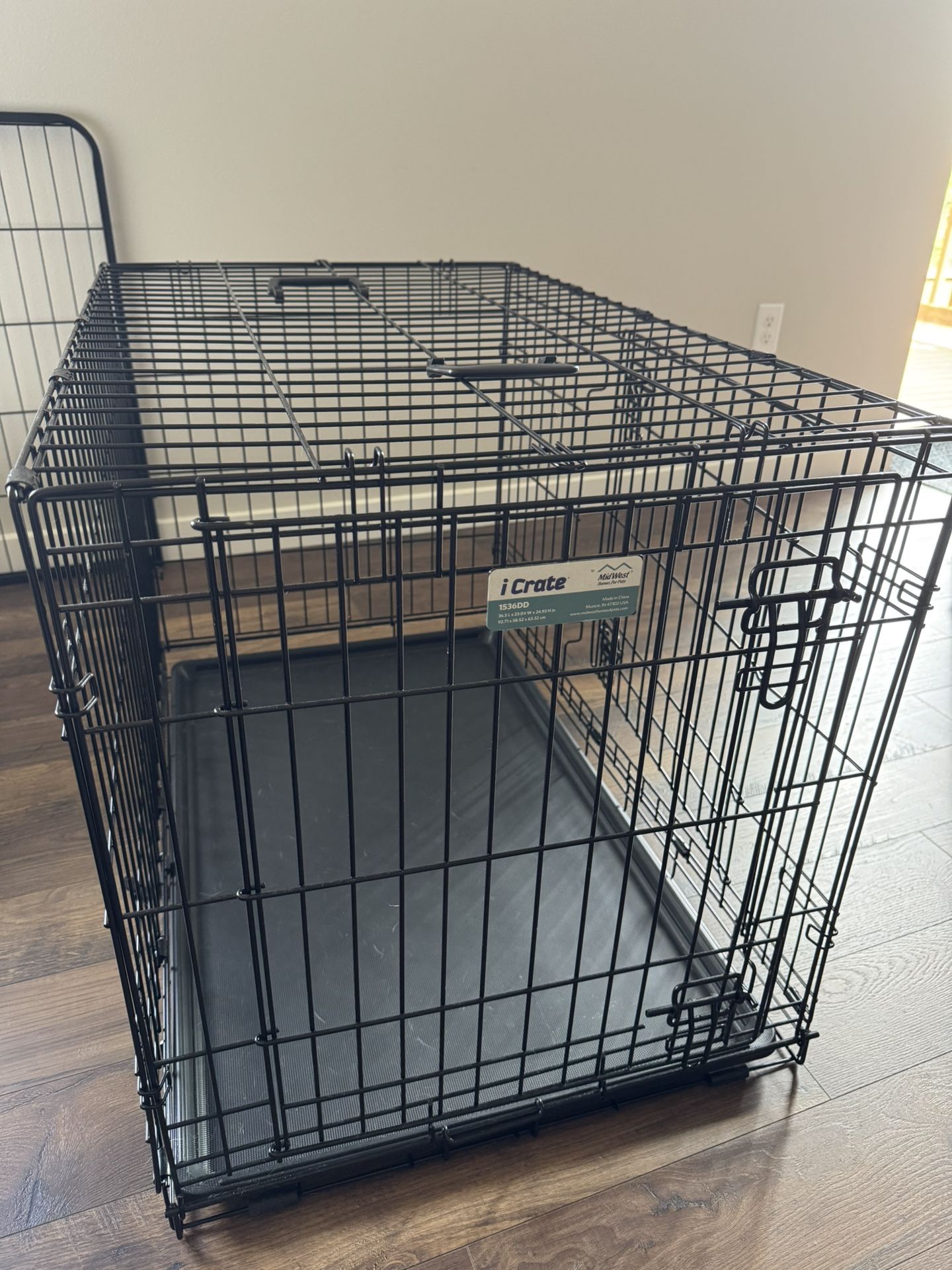 2 Doors Dog Crate For Sale