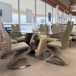 6 Chair Dining Table 