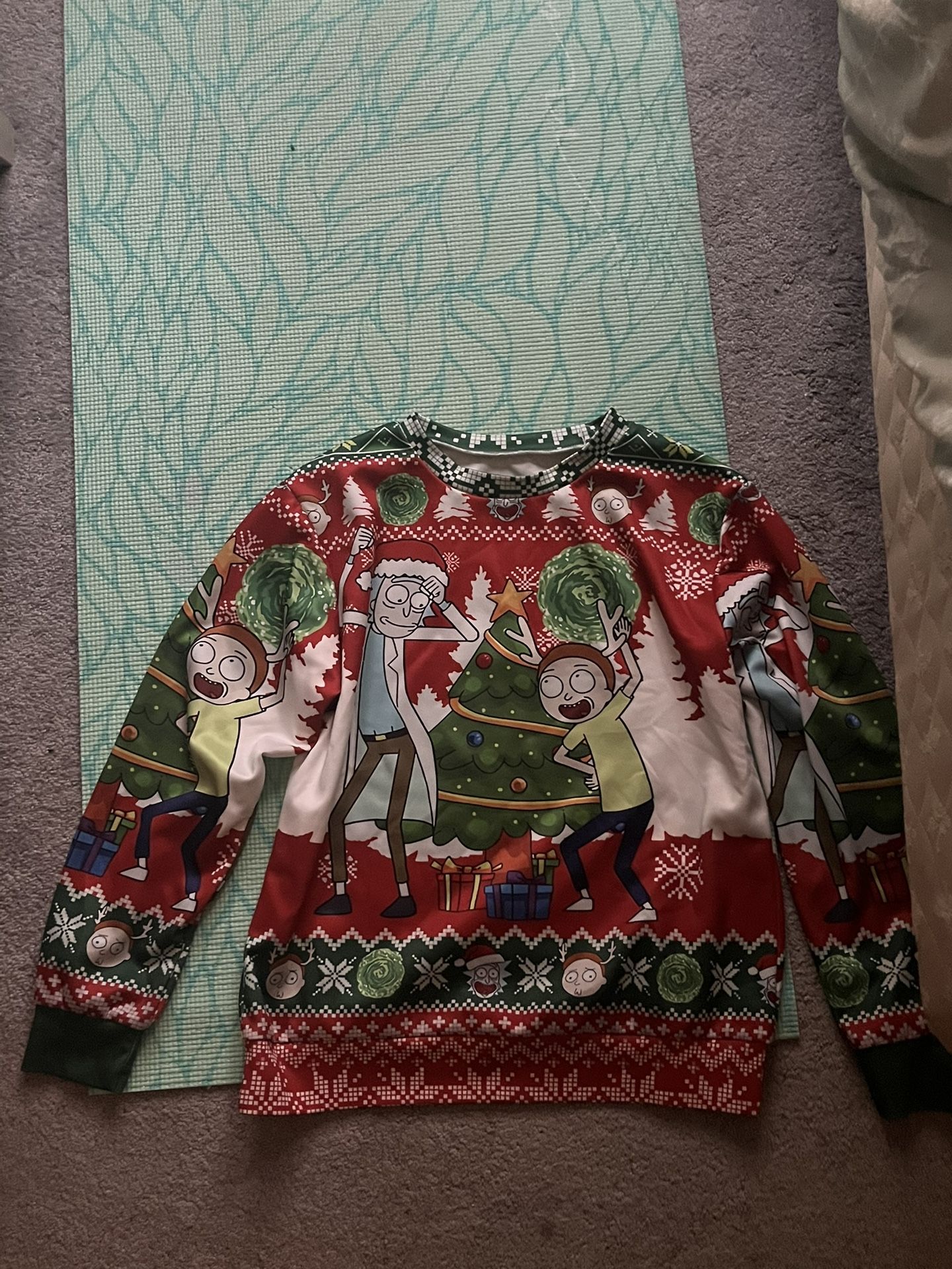Rick and Morty Christmas sweater