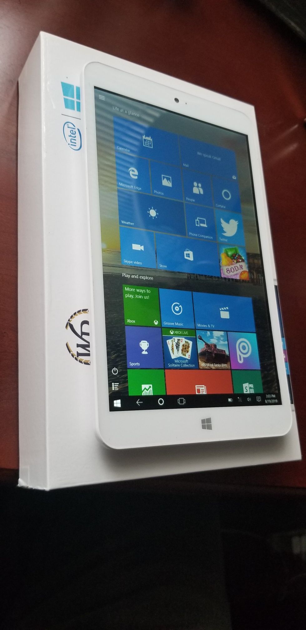 8" Win 10 tablet Hexa