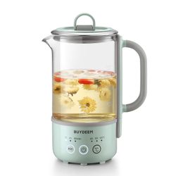 BUYDEEM K313 Travel Electric Kettle, 0.6L, Cozy Greenish  -  6 smart preset programs