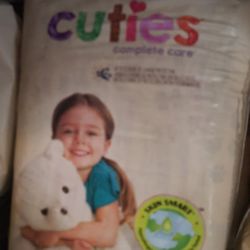 Cuties Size 6  Diapers