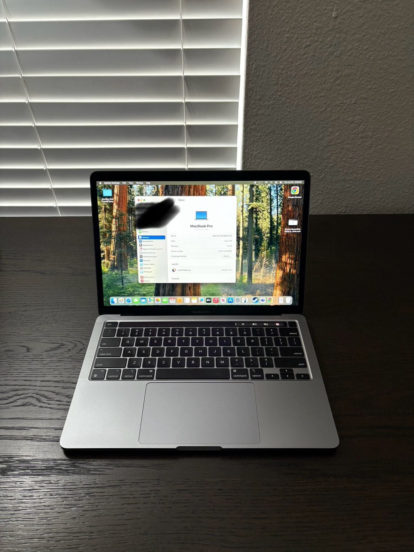 2020 MacBook Pro 13inch, M1, 16Gb RAM, 88% Battery Health