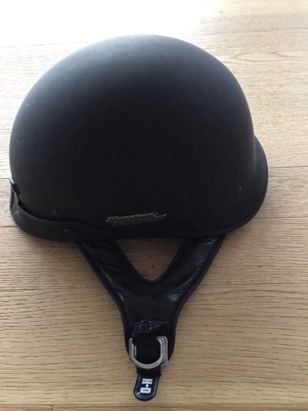 Harley-Davidson M's Hybrid Light Half Helmet - Matt Black - size L -