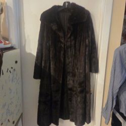 Mink Coat Full Length Excellent Condition 