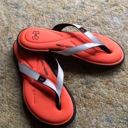 Wmns Size 8 - Under Armor Flip Flops