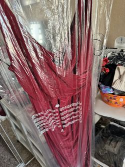 Windsor Burgundy Long Dress