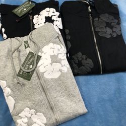 Denim Tears Zip Ups.  S,m,l,xl