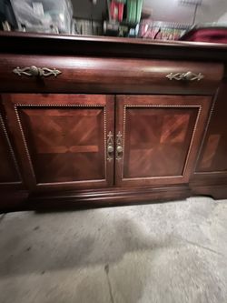 Wood Sideboard Cabinet $140  41 L x 30 H x 17 W 