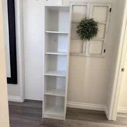 Book shelf used for closet for clothes