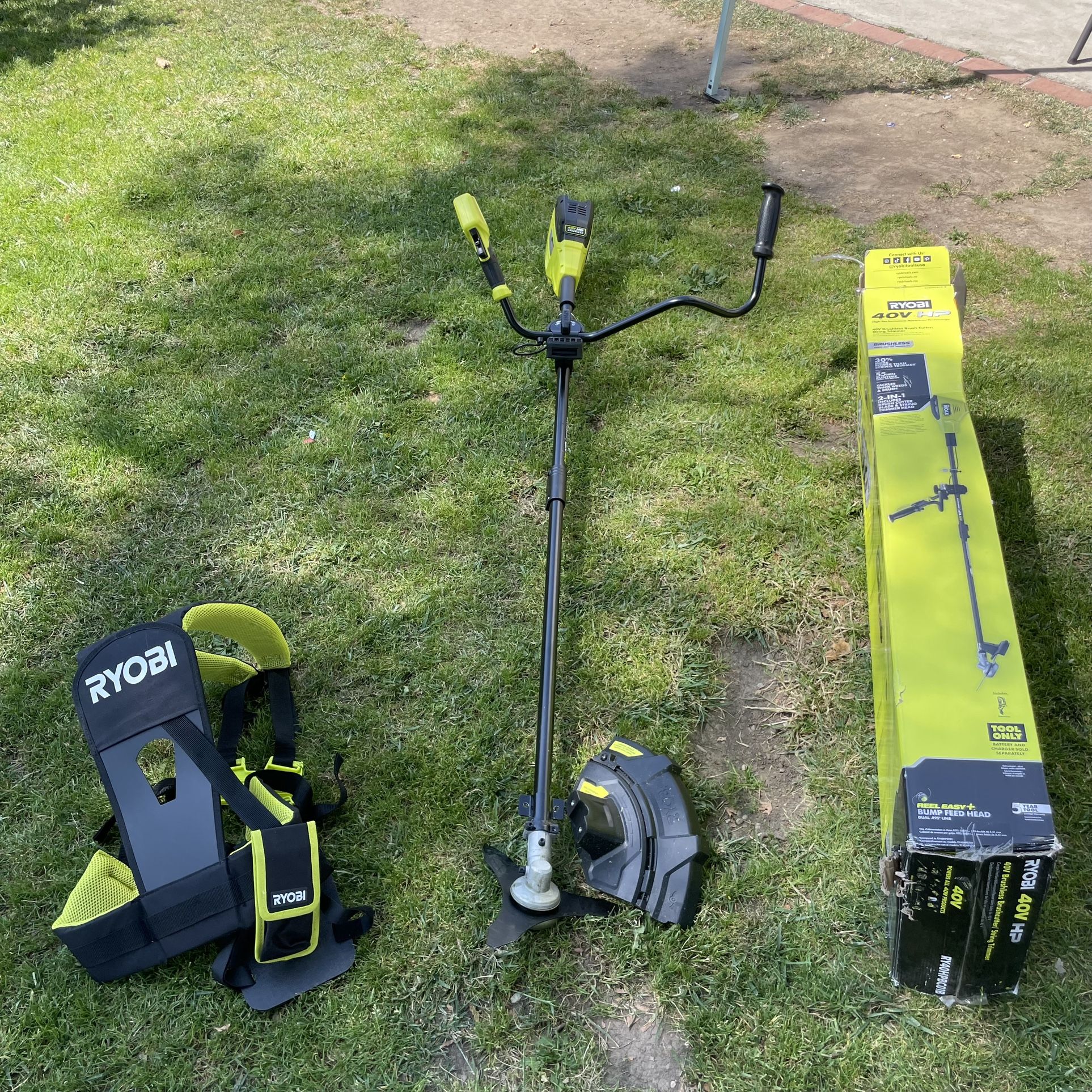 RYOBI 40V HP Brushless Bike Handle Brush Cutter (Tool Only)