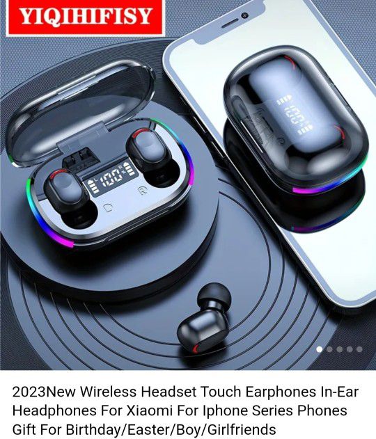 Wireless Headset Touch Earphones In-Ear Headphones