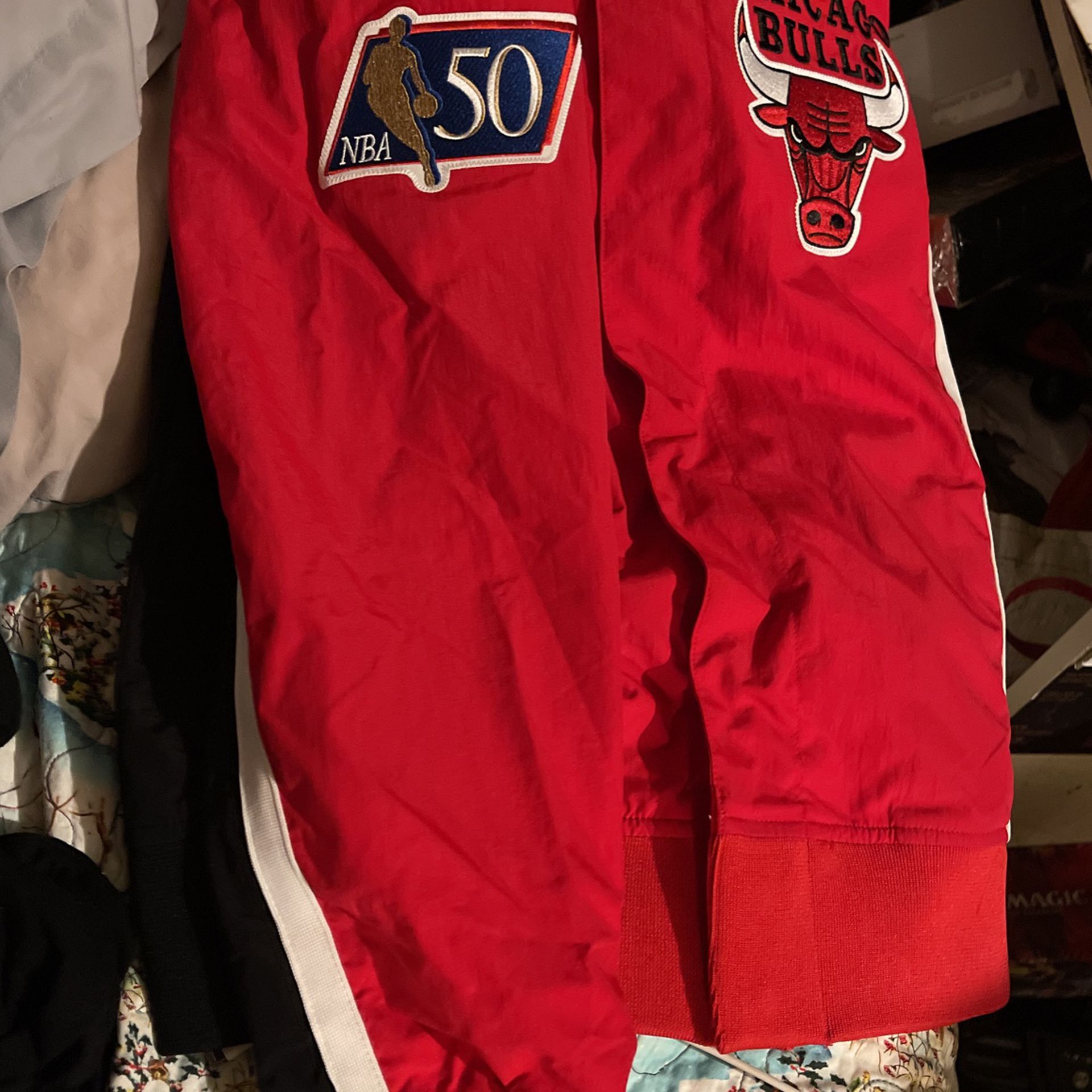 Michael Jordan Nike Chicago Bulls Warm up Shirt and Pants 