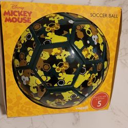Disney Mickey Mouse Soccer Ball - Official Size & Weight 5