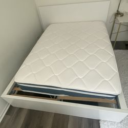 IKEA Queen size bedframe and mattress