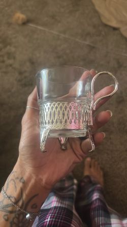 3 Vintage Queen Anne Tea Glasses